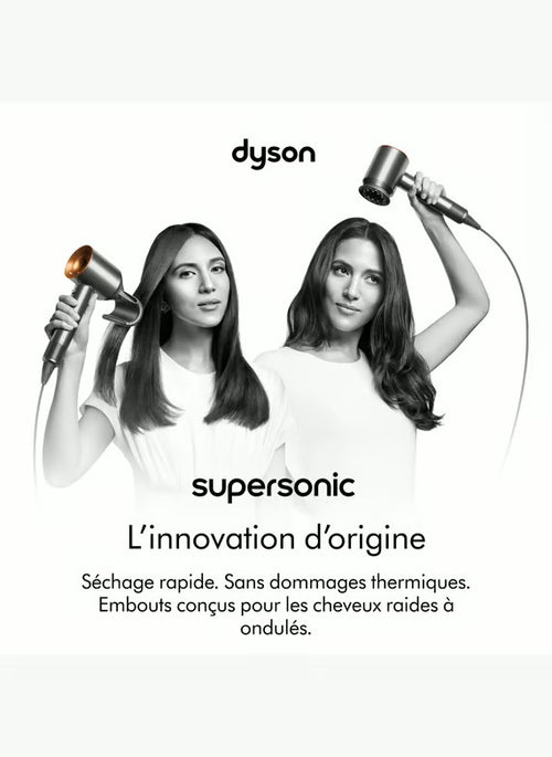 Dyson Supersonic™ Cheveux raides à ondulés Bleu de Prusse Cuivré