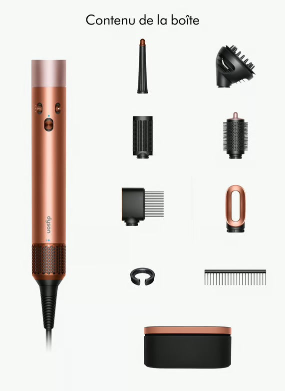Dyson Airwrap I.D Cheveux bouclés à frisés edition limitée Soie/Ambrée