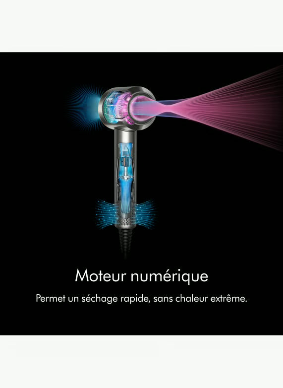 Dyson Supersonic™ Cheveux raides à ondulés Bleu de Prusse Cuivré